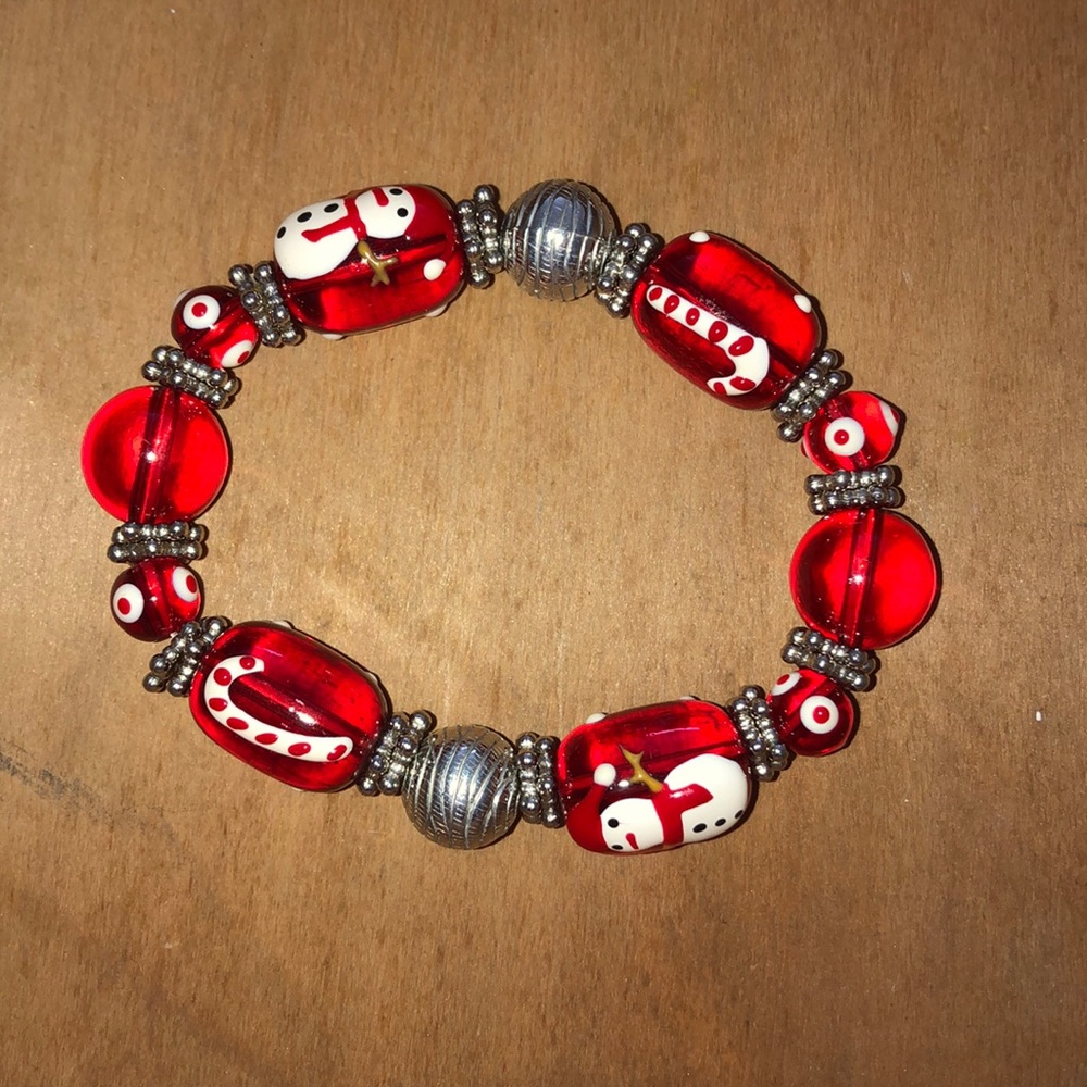 Festive Winter Handmade Bracelet
